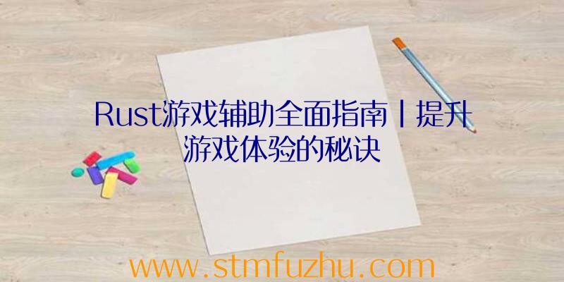 Rust游戏辅助全面指南|提升游戏体验的秘诀
